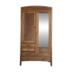 Large Art Deco oak wardrobe (renovated)
