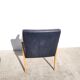 Vintage 60s faux leather armchair