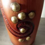 Vase collaboration between G de Bryun and Atelier Dubois at Bouffioulx.