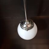 Art deco opaline hanging lamp