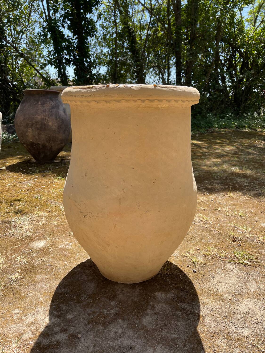 Terracotta pot jar