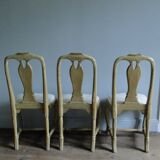3 baroque Swedish chairs