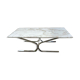 Table basse marbre calacatta design 1970