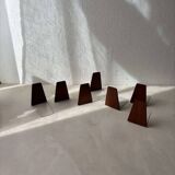 Kai Kristiansen bookends Feldballes Møbelfabrik in teak.