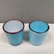 A pair of handmade candleholders for tea lights, Villeroy & Boch 1970-80s
