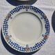 Set of 4 old dessert plates, Earthenware, Ironstone, Sté Amand