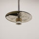 Chrome-plated minimalistic chandelier, 1930s