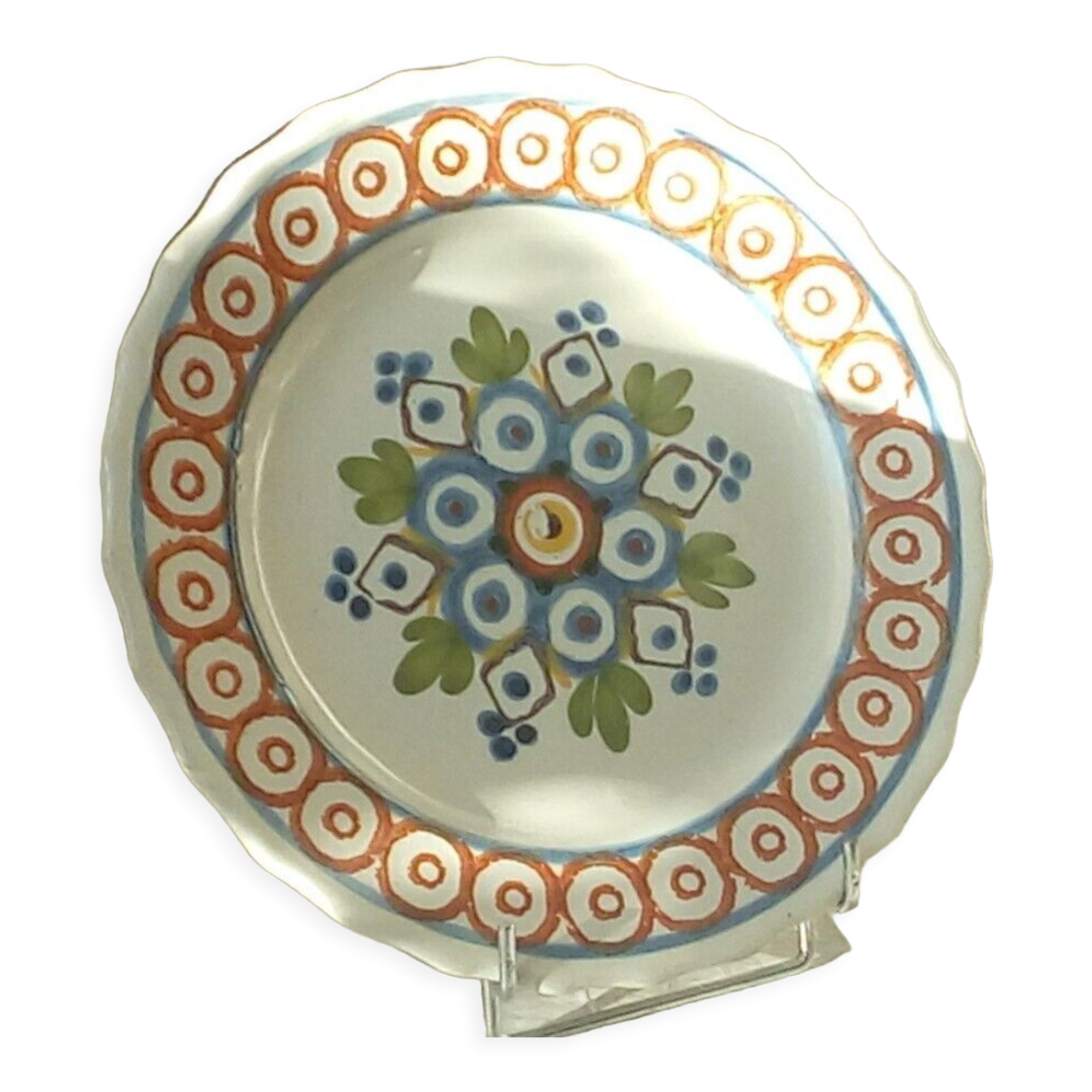 Faience plate of sinceny epoch 1850- 1860 n°1