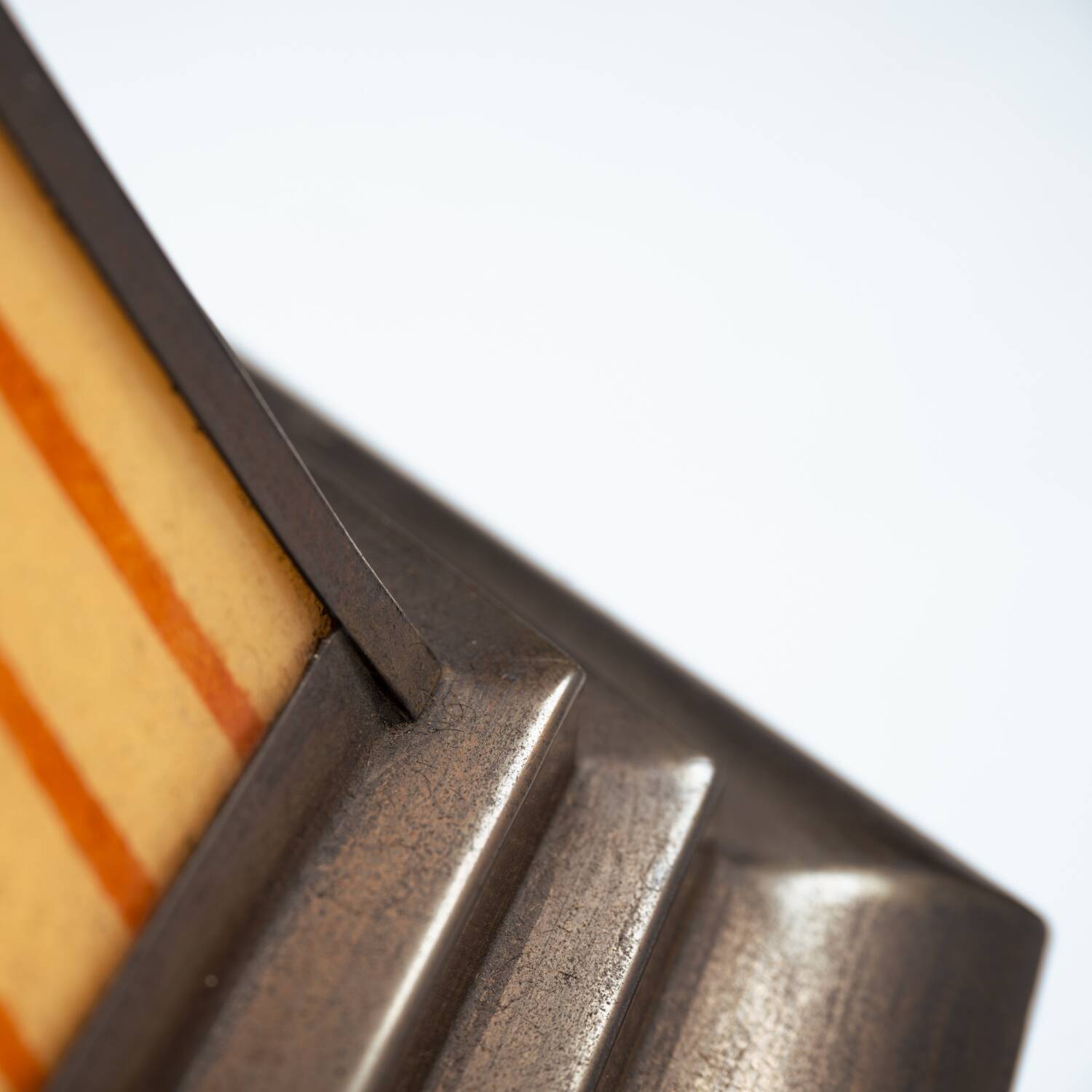 Art Deco Amsterdam school painted glass chandelier, the netherlands, 1930s