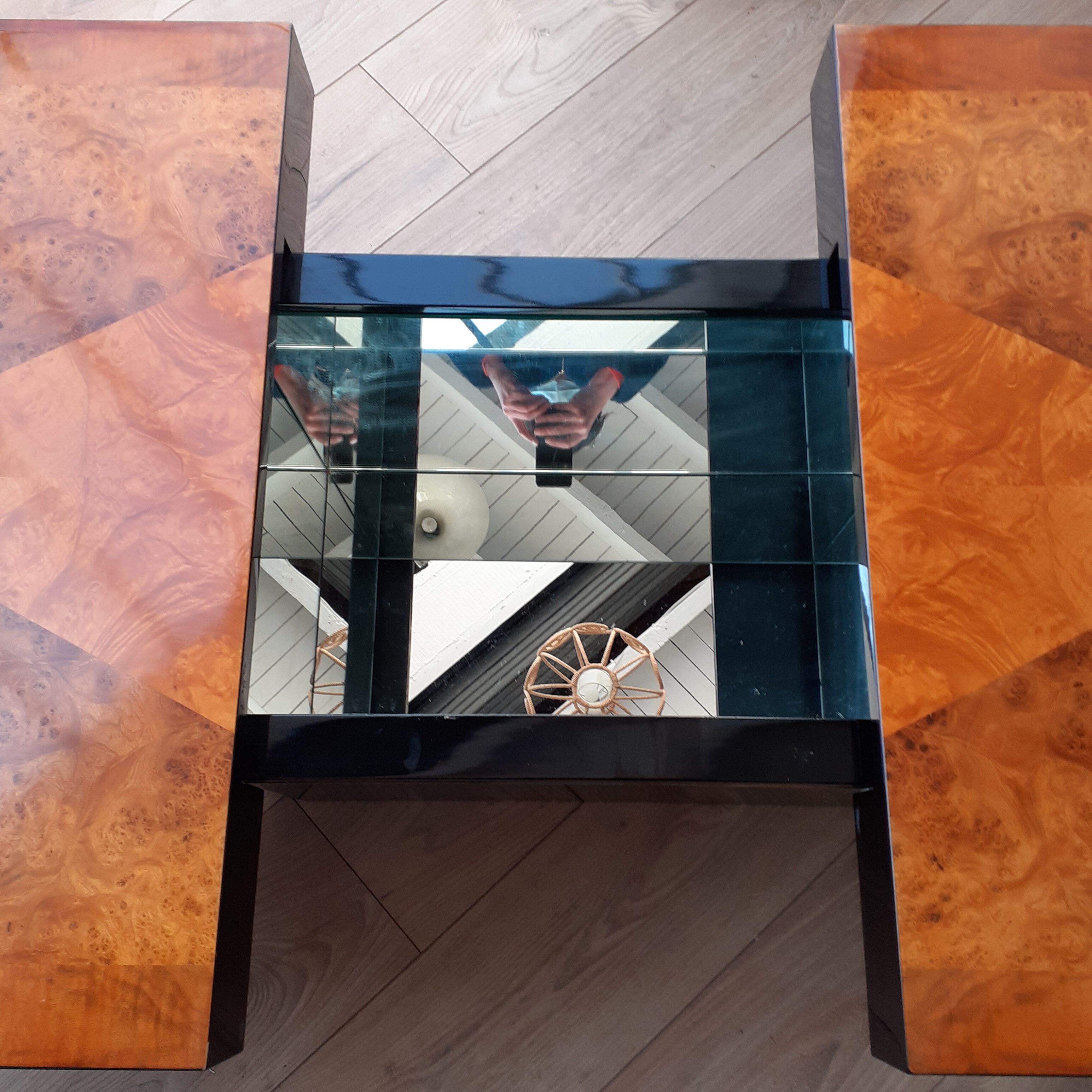 Coffee table bar seventies