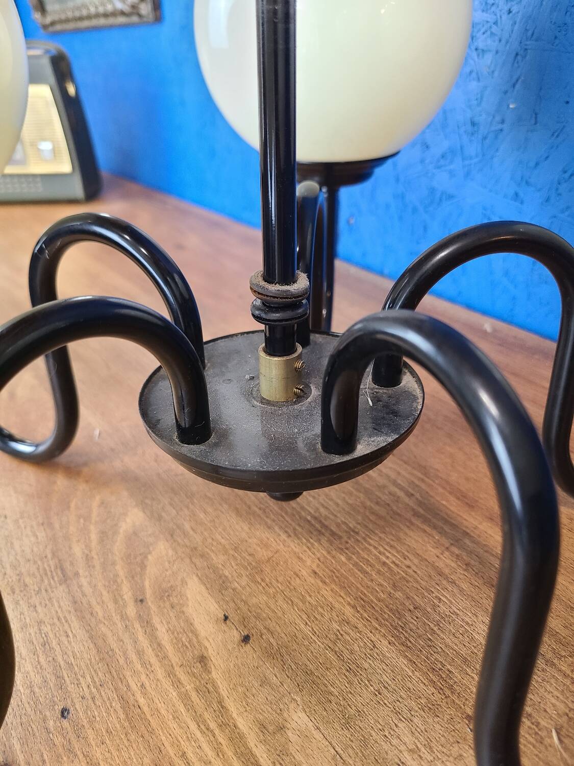 Vintage globe chandelier.