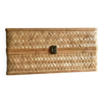Braided bamboo suitcase trunk