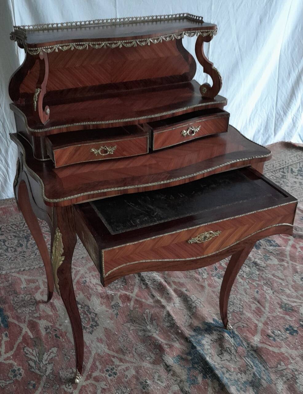 Louis XV Style Stepped Lady's Desk - 19th Century