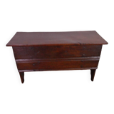 Petit coffre en bois antique en chêne