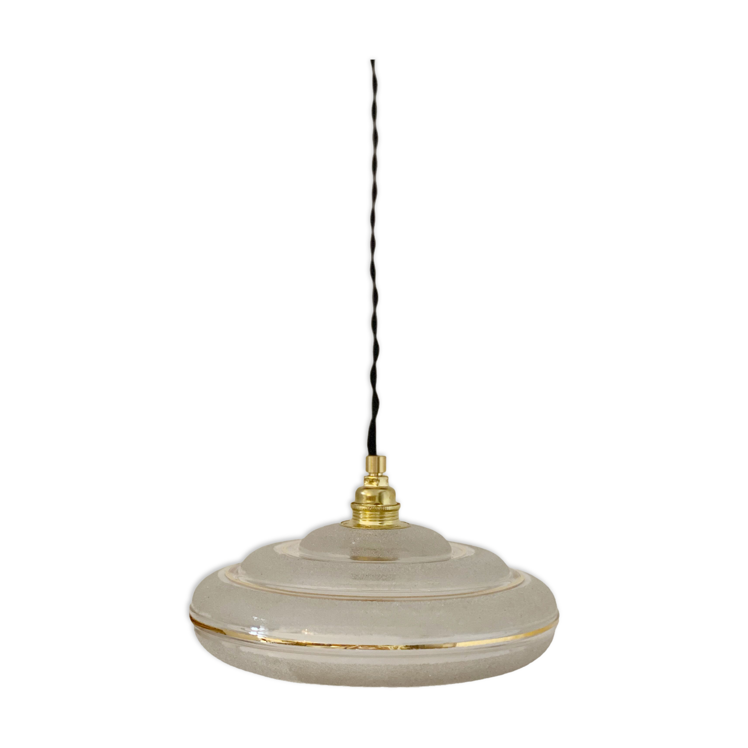 Vintage globe suspension