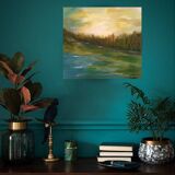 Landscape painting, original signed work