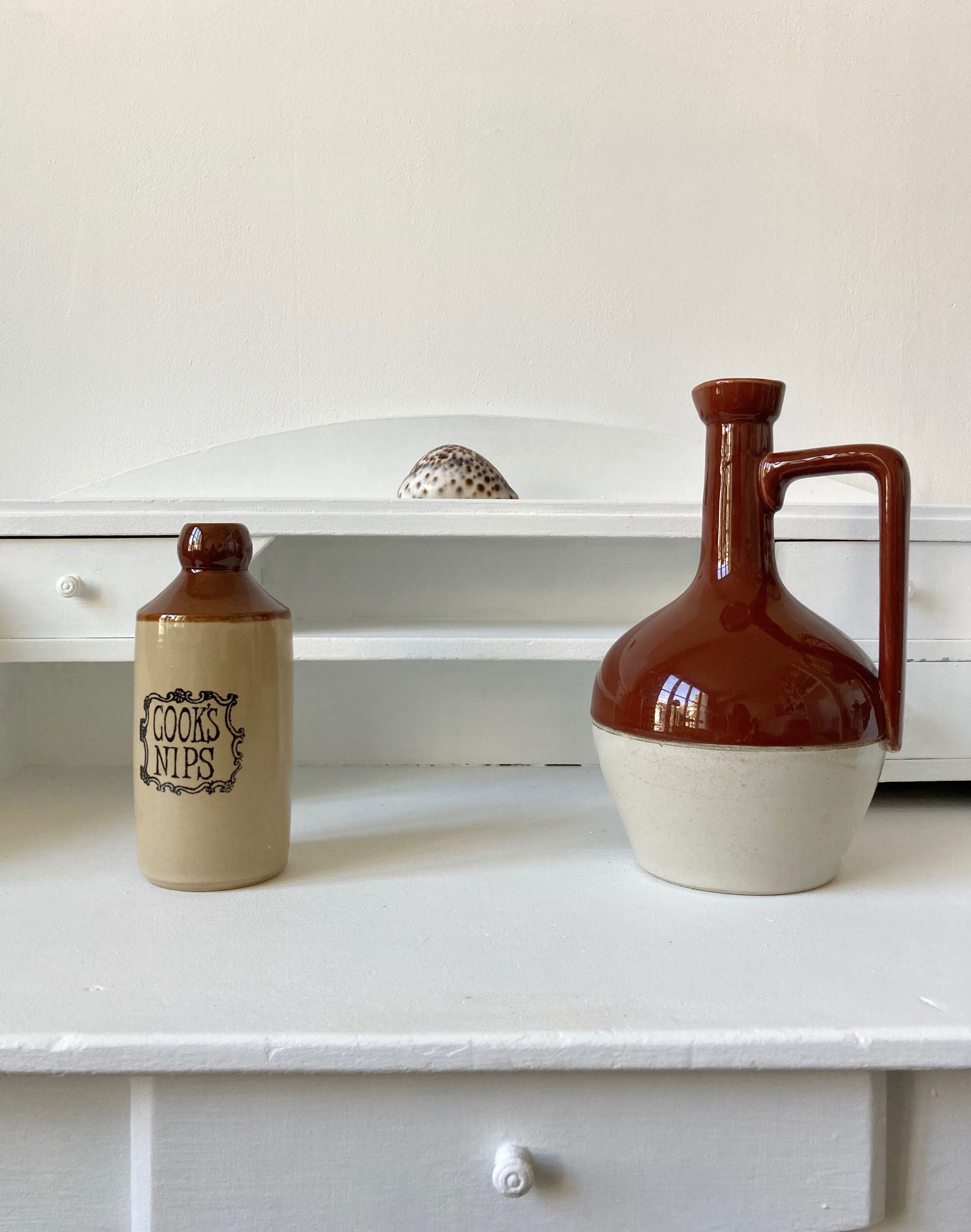 Old sandstone bottles