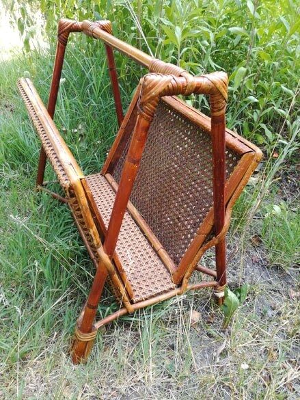 Bamboo and canning magazine holder
