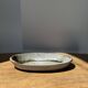 Small oval dish in glazed speckled ceramic L23