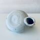 Large empty pocket or cup made of bird ceramic