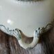 Small antique soup tureen in ironstone