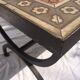 Table basse en carreaux de ciment