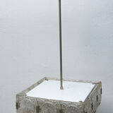 Vintage Glass and Chromed Steel Pendant Lamp by Kamenický Šenov, 1970s