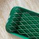 Vintage dark green ceramic plate