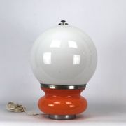 Lampe de table en verre de Murano de couleur italienne vintage par Mazzega