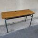 Hitler style 1960 double school desk with locker