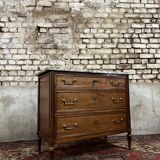 Mahogany Commode From Louis XVI XVIII Eme Century