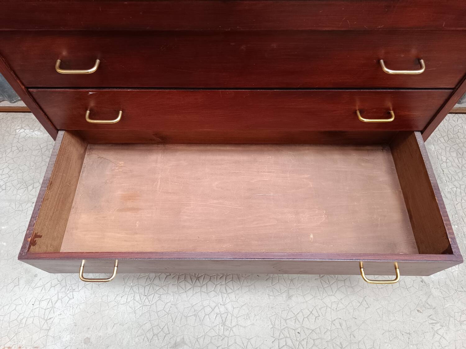 Vintage Scandinavian 4-drawer chest