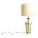 Large ceramic table lamp with Egyptian motifs by Nicolas Blandin, Paris