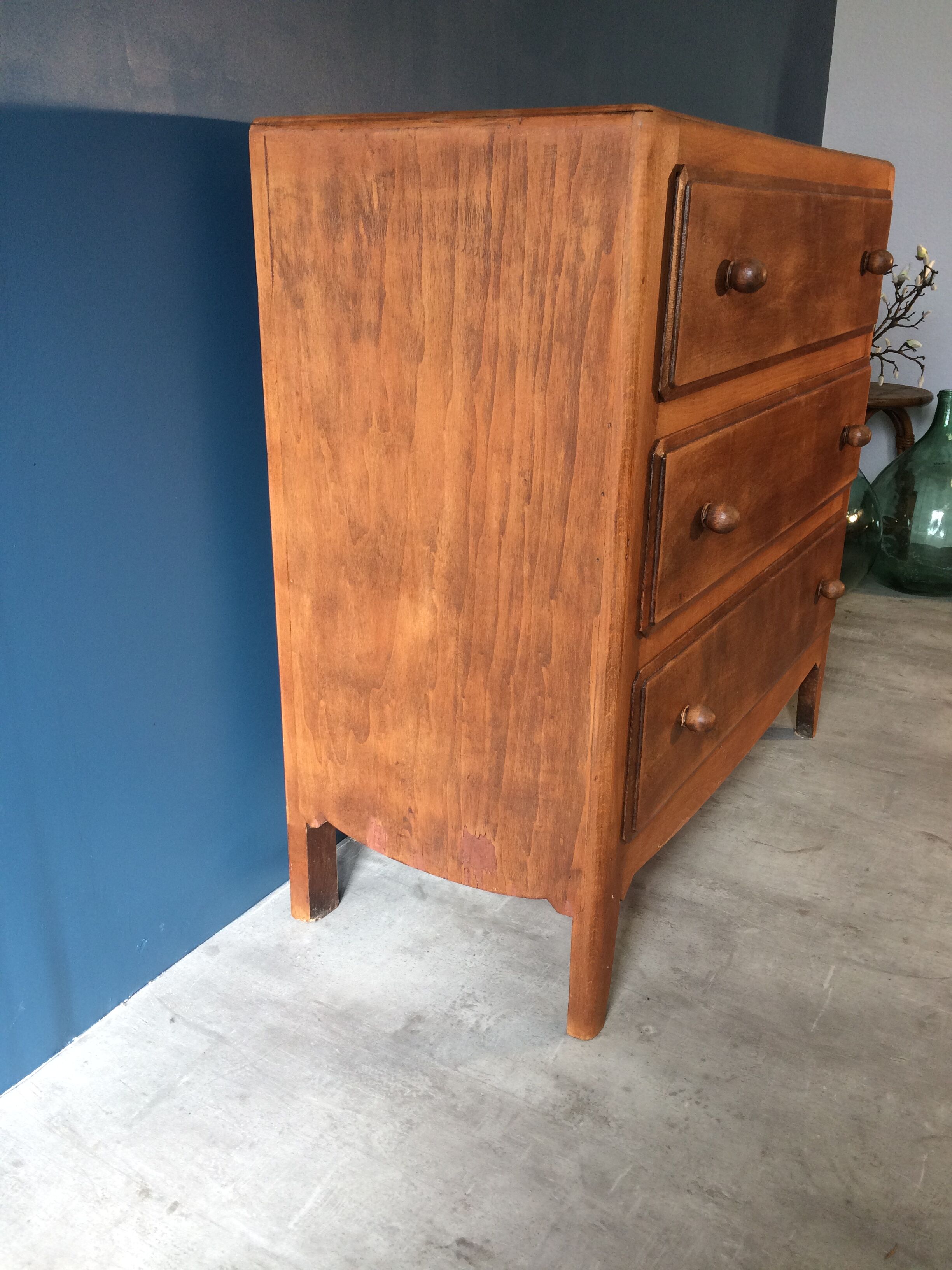 Chest of drawers 3 vintage drawers