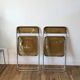 Pair of space age folding chairs, Italy 1967
