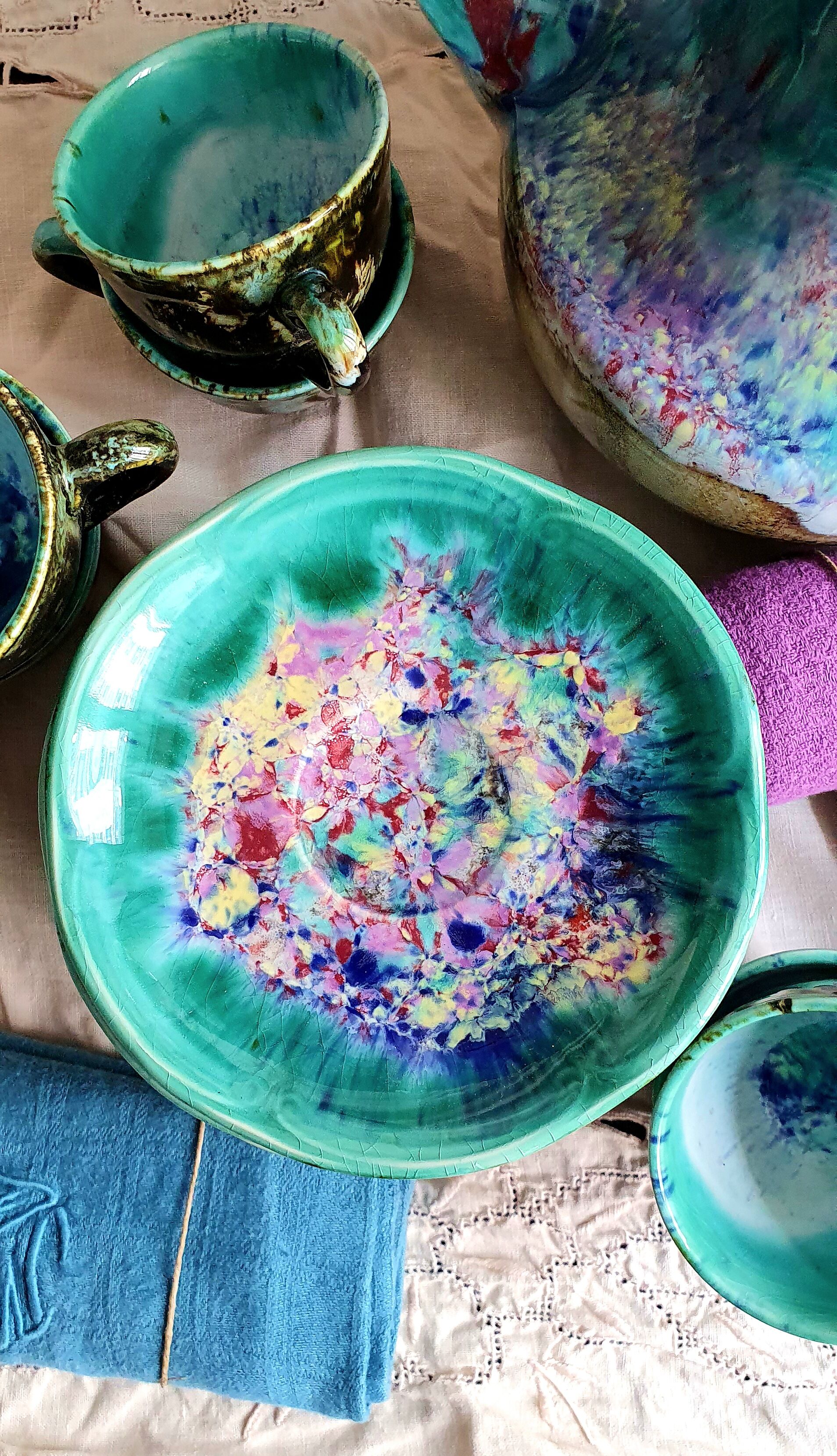 Coffee set signed Morvan 12 people