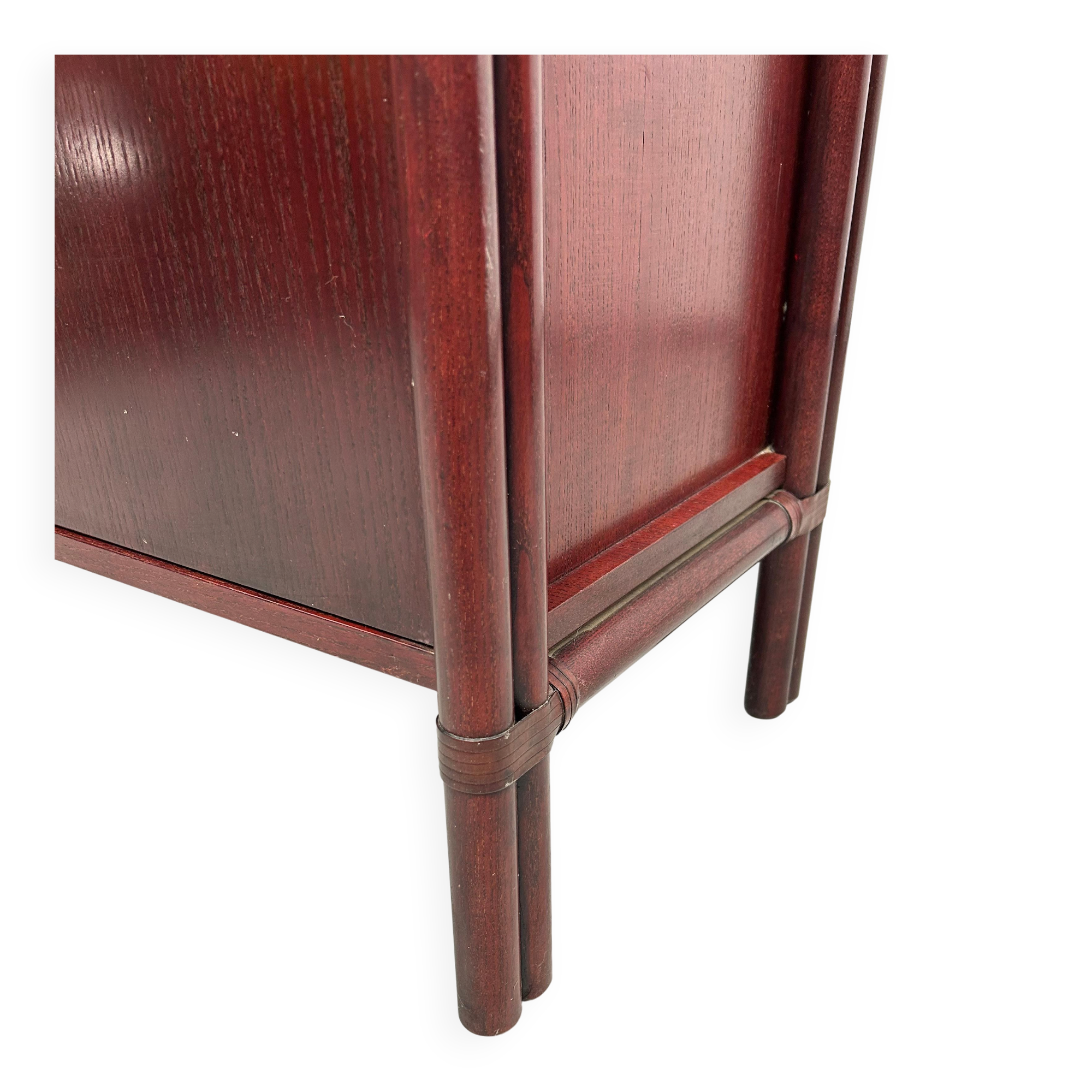 Mid-century modern bamboo wardrobe by Gervasoni