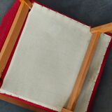 Pair of armchairs red Mier Topolcany 1960