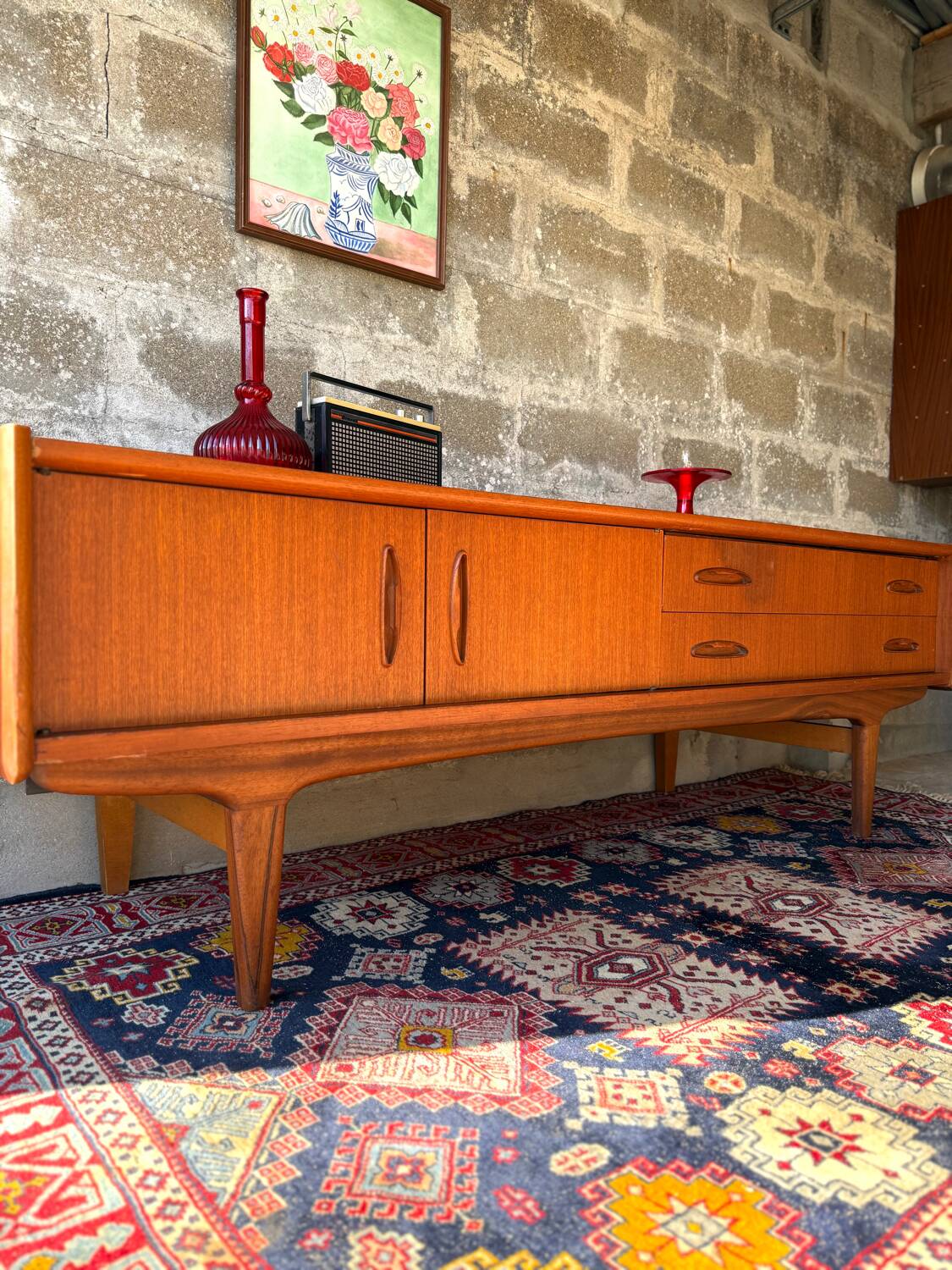 Scandinavian teak sideboard, Kofod Larsen, 1960