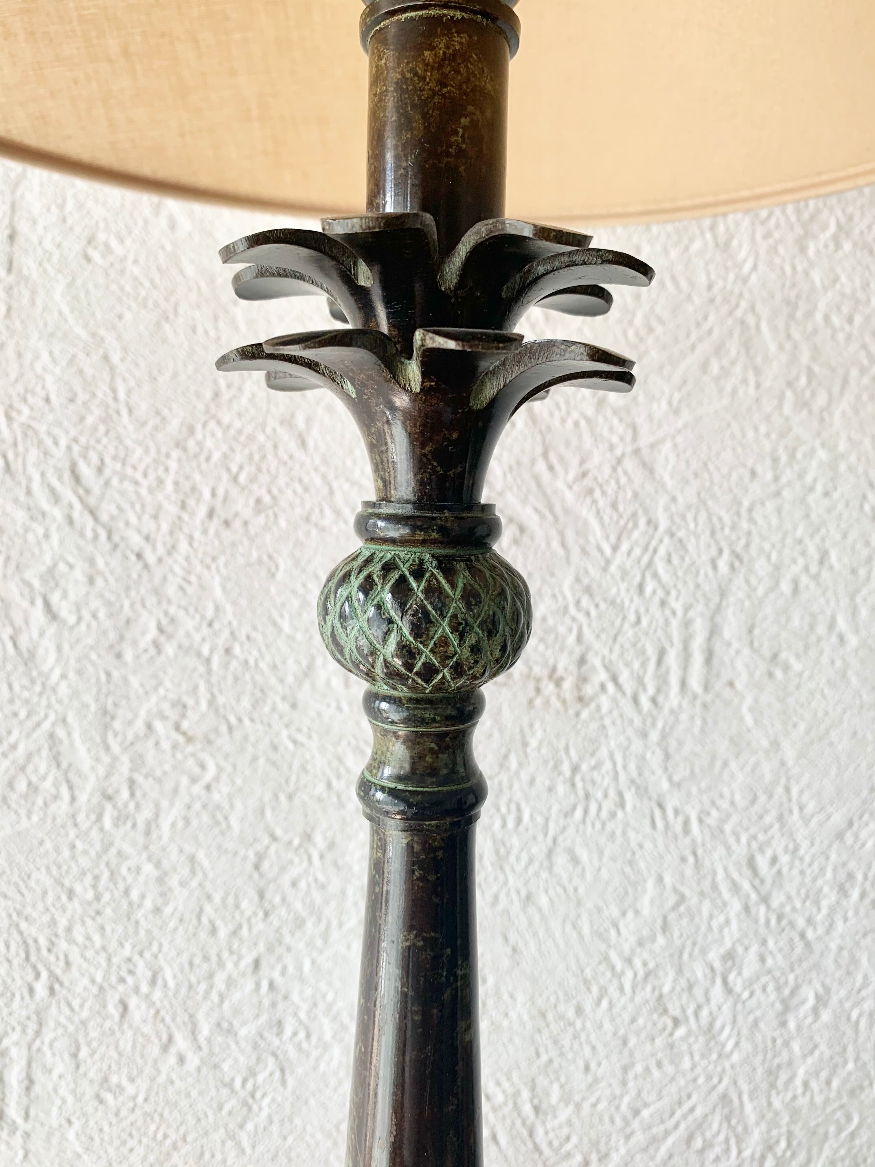 Vintage palm lamp