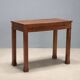 Ancient walnut console empire with drawer, Italy, 19th century.