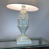 1960's white lacquered artichoke Lamp