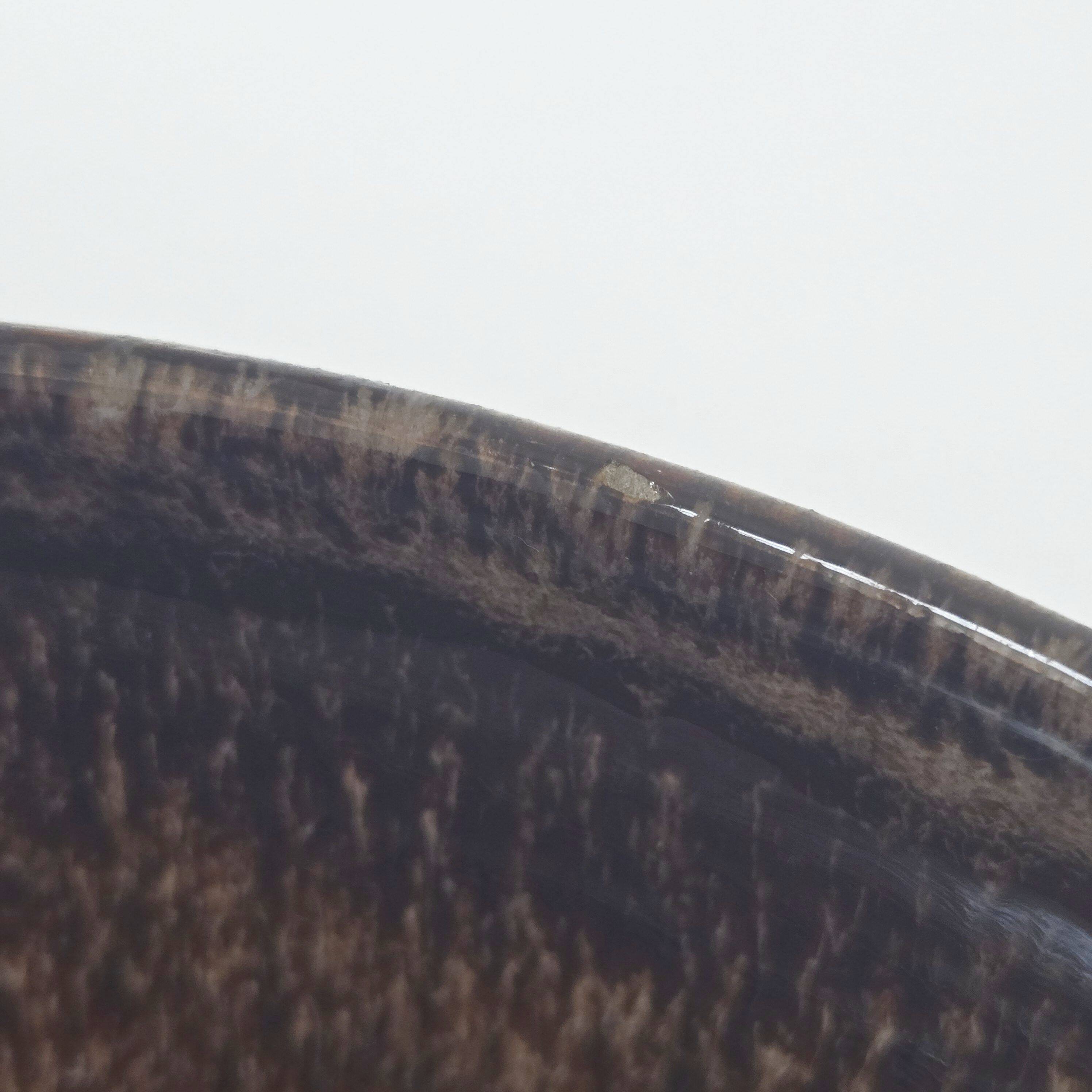 Lunetta Vallauris soup tureen and salad bowl in gilded ceramic, 1960