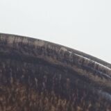 Lunetta Vallauris soup tureen and salad bowl in gilded ceramic, 1960