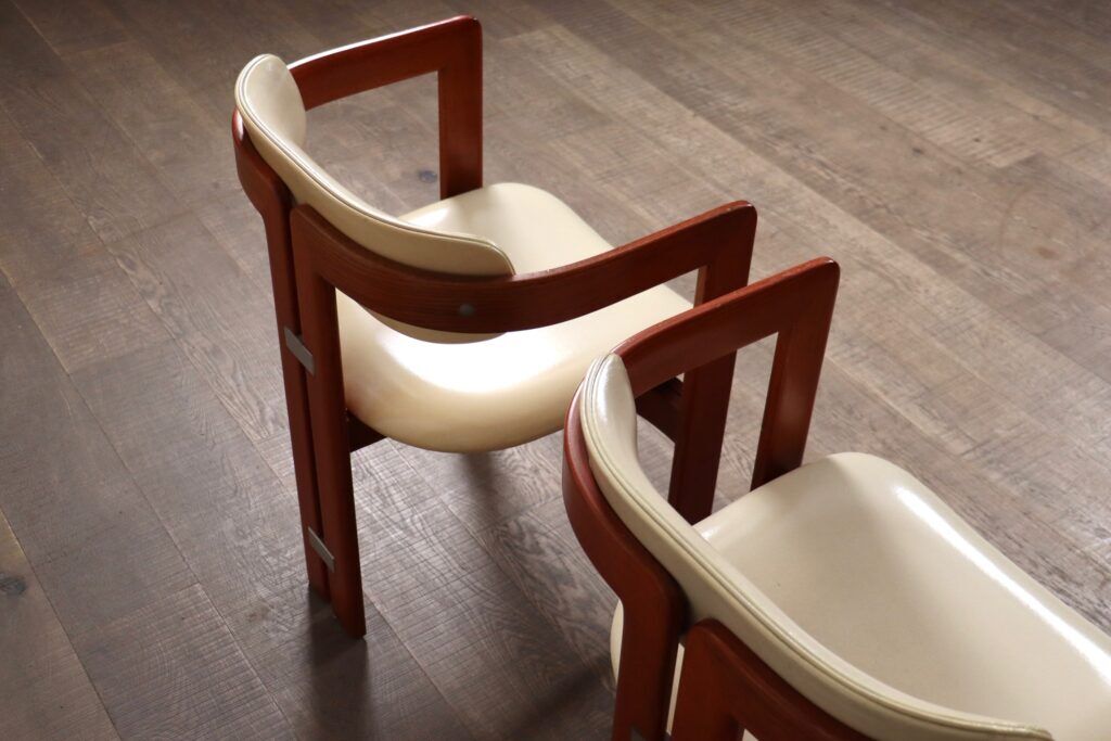 Ensemble de 6 chaises Augusto Savini Pamplona pour Pozzi, Italie 1965