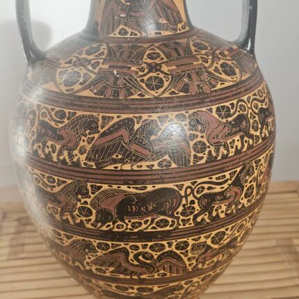 Corinthian amphora British Museum - Signed copy