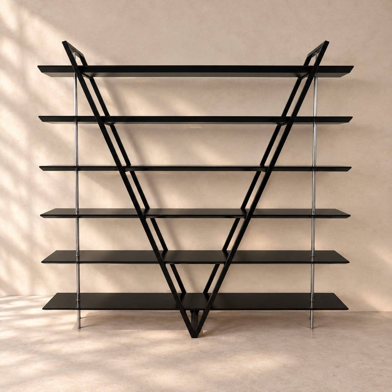 Large Italian postmodern free standing wall unit, 1980s