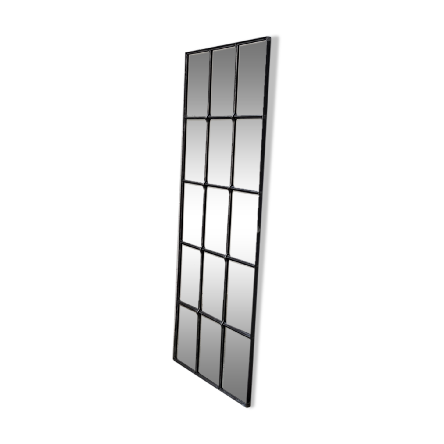 Antique industrial mirror