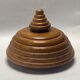 Dutch modernist wood turnt container or pot