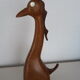 Toy wood giraffe vintage scandinavian teak 1960-70